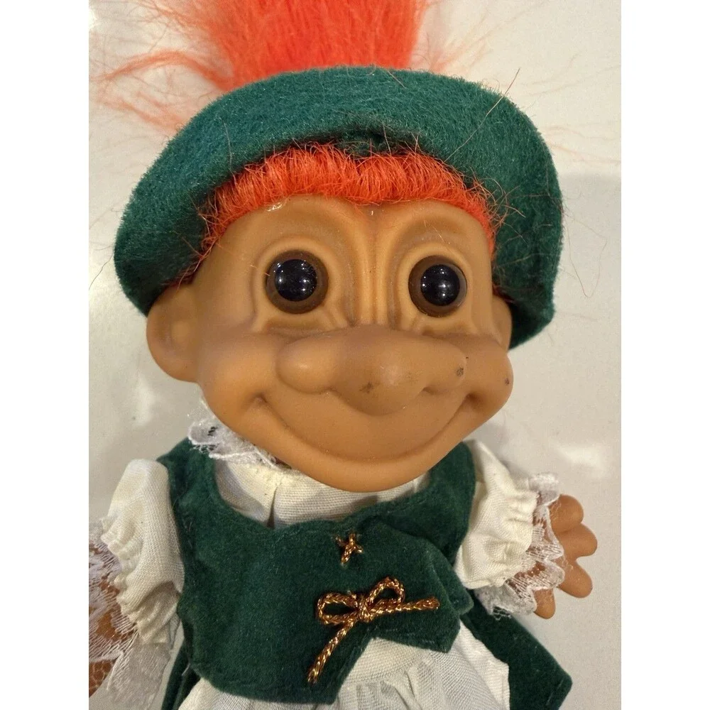 Russ Vintage Trolls Around the World Germany Orange Hair 5”